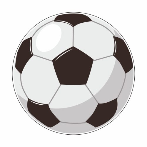 Érembetét - Focilabda 25mm matrica