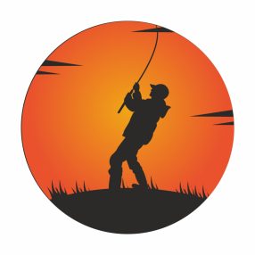 Érembetét - Horgászat 25mm matrica