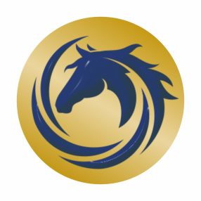 Érembetét - Lovaglás 25mm matrica - bronz