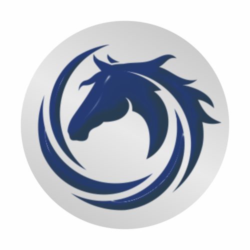 Érembetét - Lovaglás 25mm akril - ezüst