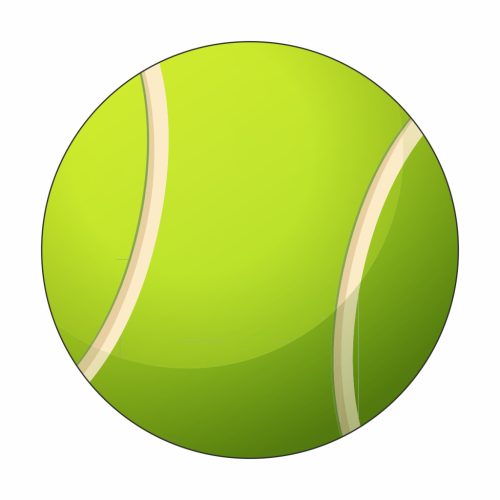 Érembetét - Teniszlabda 25mm akril