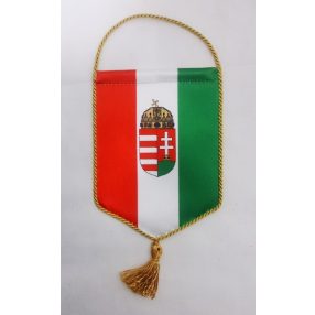 Magyar címeres autós zászló