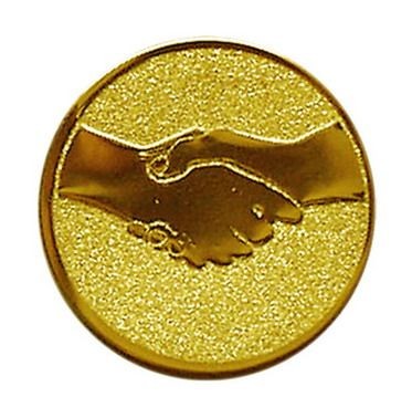 Érembetét - KÉZFOGÁS 25mm arany 005 