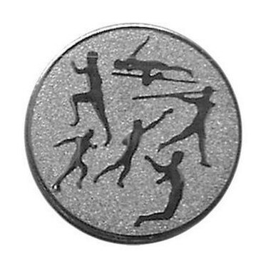 Érembetét - ATLÉTIKA 25mm ezüst 006