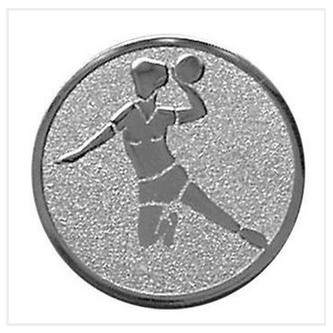 Érembetét - KÉZILABDA NŐI 25mm ezüst