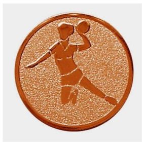 Érembetét - KÉZILABDA NŐI 25mm bronz