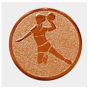 Érembetét - KÉZILABDA NŐI 25mm bronz