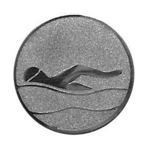 Érembetét - ÚSZÁS ezüst 25mm 015