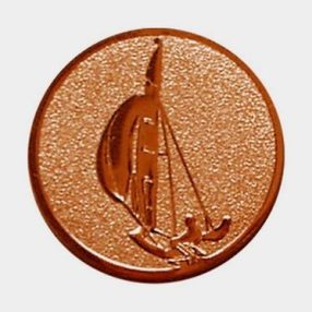 Érembetét - VITORLÁS 25mm BR    018 