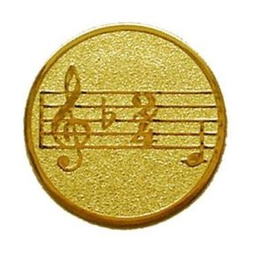 Érembetét - HANGJEGY 25mm       047 