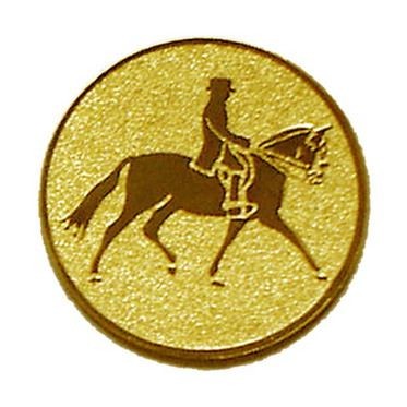 Érembetét - DÍJLOVAS 25mm arany      065 