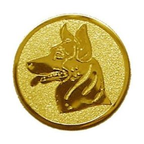 Érembetét - KUTYA németjuhász 25mm  069 