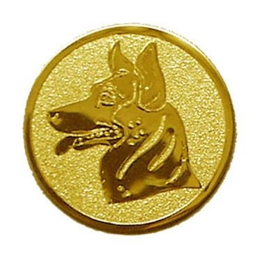 Érembetét - KUTYA németjuhász 25mm  069 