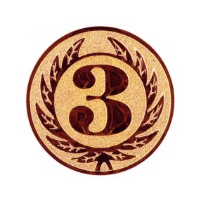 Érembetét - 3  25mm bronz      107 