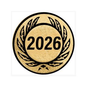   Érembetét -tét 108 arany színű átm.: 25 mm, 2026 -  Évszám