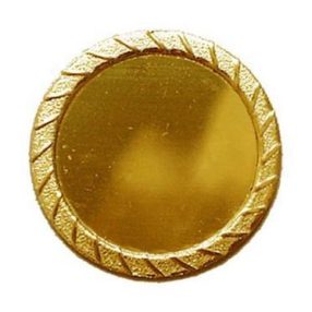 Érembetét - ÜRES1 arany 25mm    130 