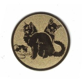 Érembetét - CICA 25mm arany 179   