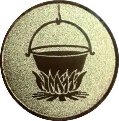 Érembetét - BOGRÁCS - FŐZÉS 25mm