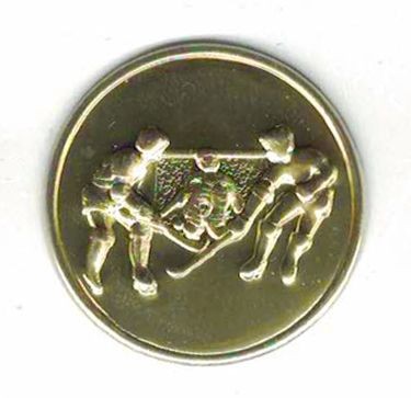 Érembetét - GYEPLABDA 25mm   