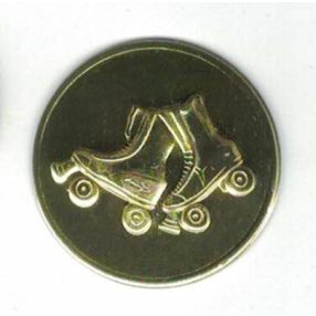 Érembetét - KORCSOLYACIPŐ 25mm   