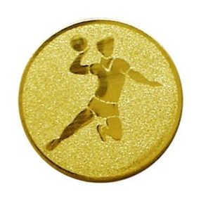 Érembetét - KÉZILABDA 50mm arany  007 