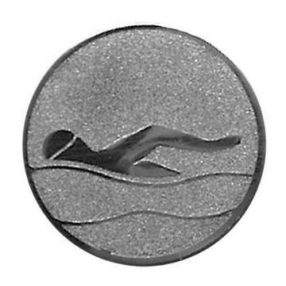 Érembetét - ÚSZÁS 50mm ezüst    015 