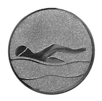 Érembetét - ÚSZÁS 50mm ezüst    015 