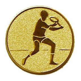 Érembetét - TENISZ FÉRFI 50mm arany   031 