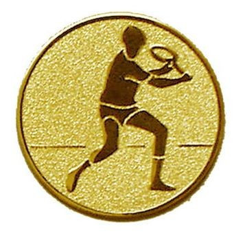 Érembetét - TENISZ FÉRFI 50mm arany   031 