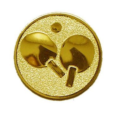 Érembetét - ASZTALITENISZ 50mm arany 036 