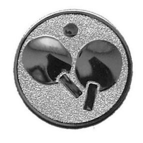 Érembetét - ASZTALITENISZ 50mm ezüst 036 