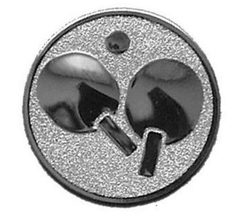 Érembetét - ASZTALITENISZ 50mm ezüst 036 