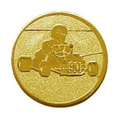 Érembetét - GOKART 50mm arany   119 