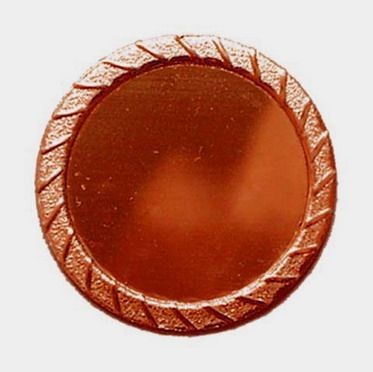 Érembetét - Üres 50mm bronz     130 