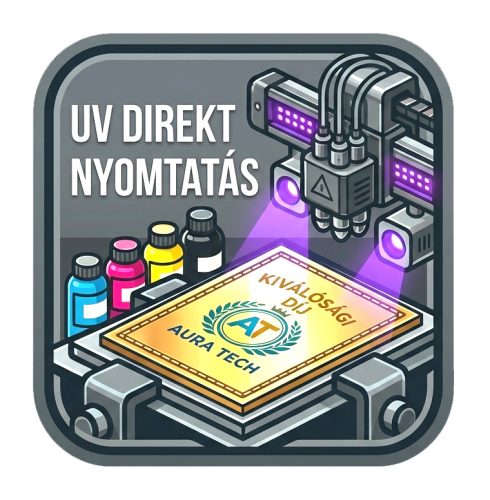 Színes UV direkt nyomtatás - PLAKETT (nagy)