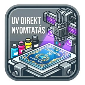 Színes UV direkt nyomtatás - ÜVEG / FA (nagy)