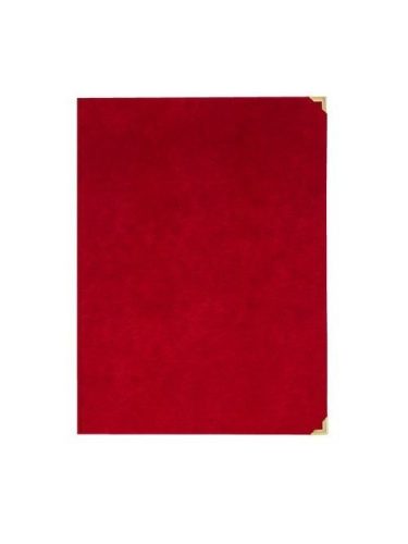 OKLEVÉLTARTÓ PIROS A/4   