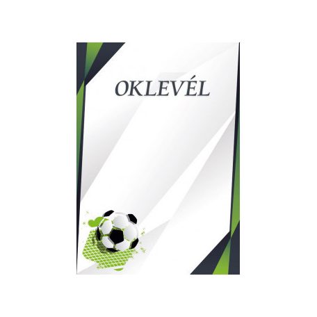 OKLEVÉL A/4 Futball