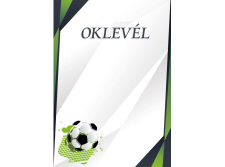 OKLEVÉL A/4 Futball