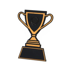 Érembetéttartó "Vidor" bronz-fekete